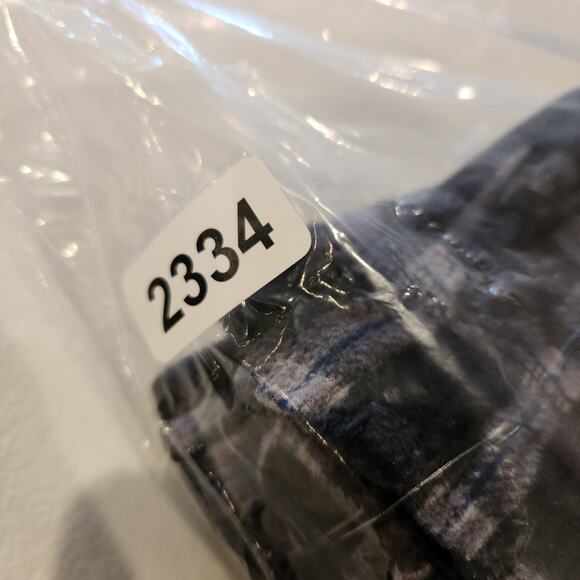 Nautica Sleepwear Mens Navy Blue Plaid Fleece Sleep Pants Size Large Cozy - Picture 13 of 13